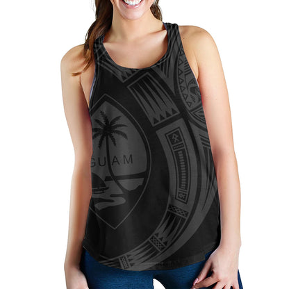 Guam Women Tank Polynesia Tribal Spirits Of Guam Seal