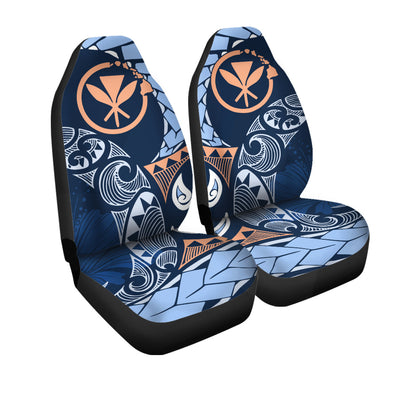 Hawaii Car Seat Covers Kanaka Maoli Tribal Pattern