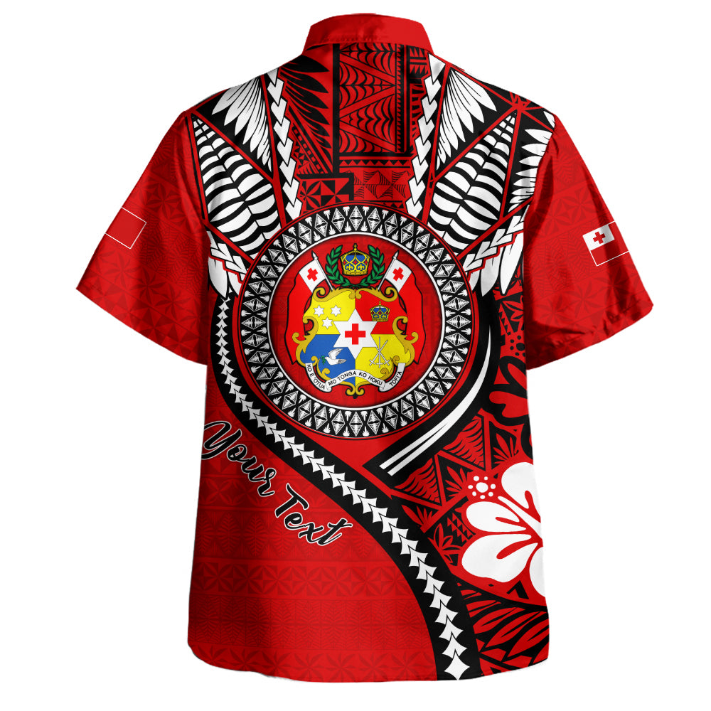 Tonga Hawaiian Shirt Custom Tribal Ngatu Pattern Circle Style