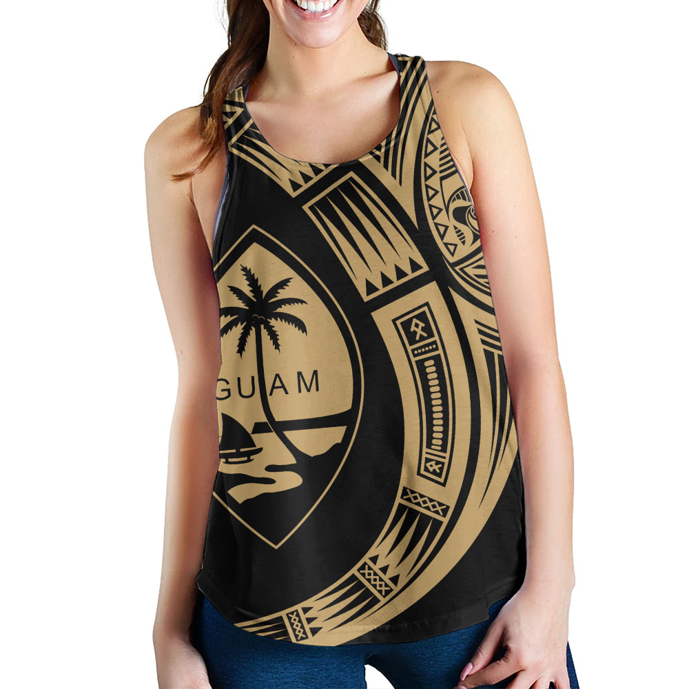 Guam Women Tank Polynesia Tribal Spirits Of Guam Seal