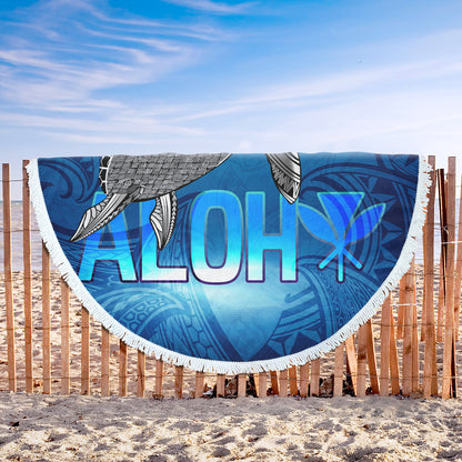 Hawaii Beach Blanket Aloha Turtle Ocean Style