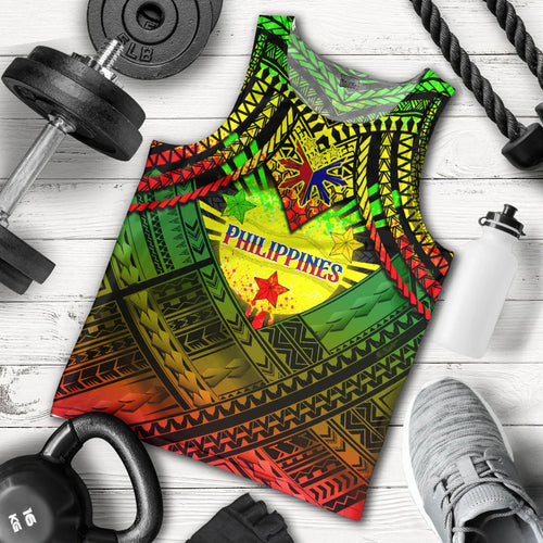 Philippines Men Tank Top - Custom Hope Begins In Your Home Reggae Style