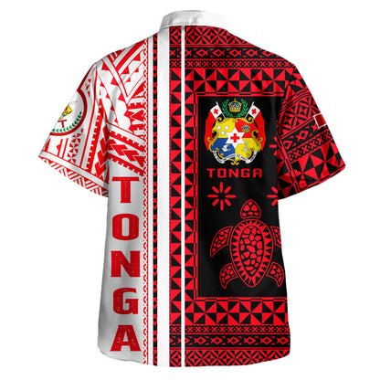 Tonga Short Sleeve Shirt - Custom Proud To be Tongan Polynesian Patterns With Tonga Kupesi Short Sleeve Shirt