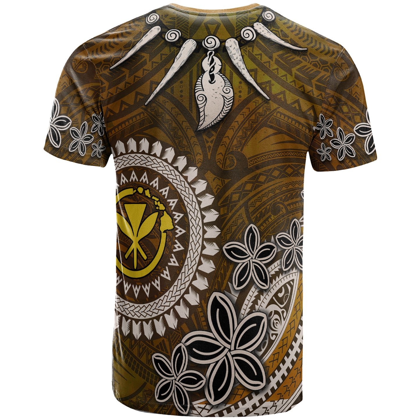 Hawaii Custom Personalised Photo Polynesian T-Shirt - Polynesian Boar Tusk
