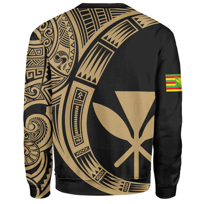 Hawaii Sweatshirt Polynesia Tribal Spirits Of Kanaka Seal