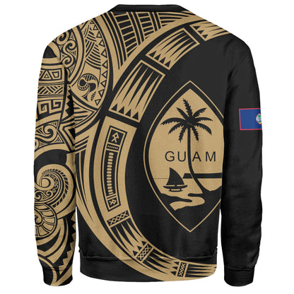 Guam Sweatshirt Polynesia Tribal Spirits Of Guam Seal