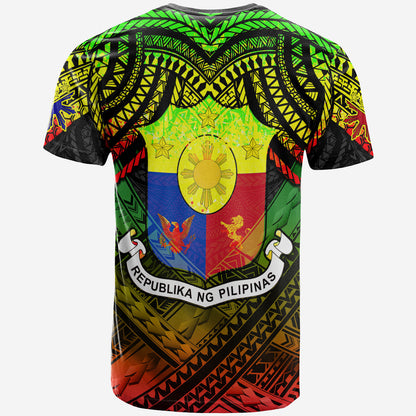 Philippines T-Shirt - Custom Hope Begins In Your Home Reggae Style