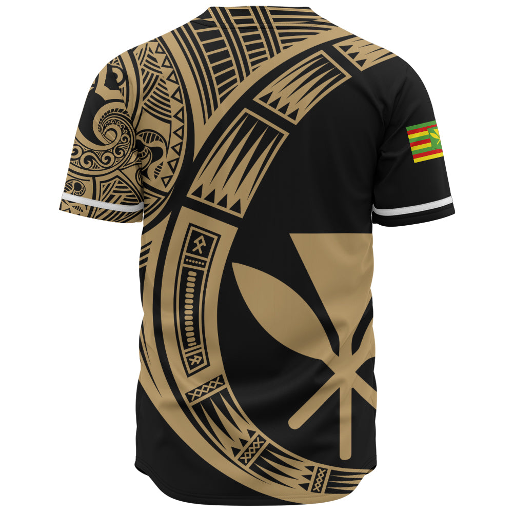 Hawaii Baseball Shirt Polynesia Tribal Spirits Of Kanaka Seal