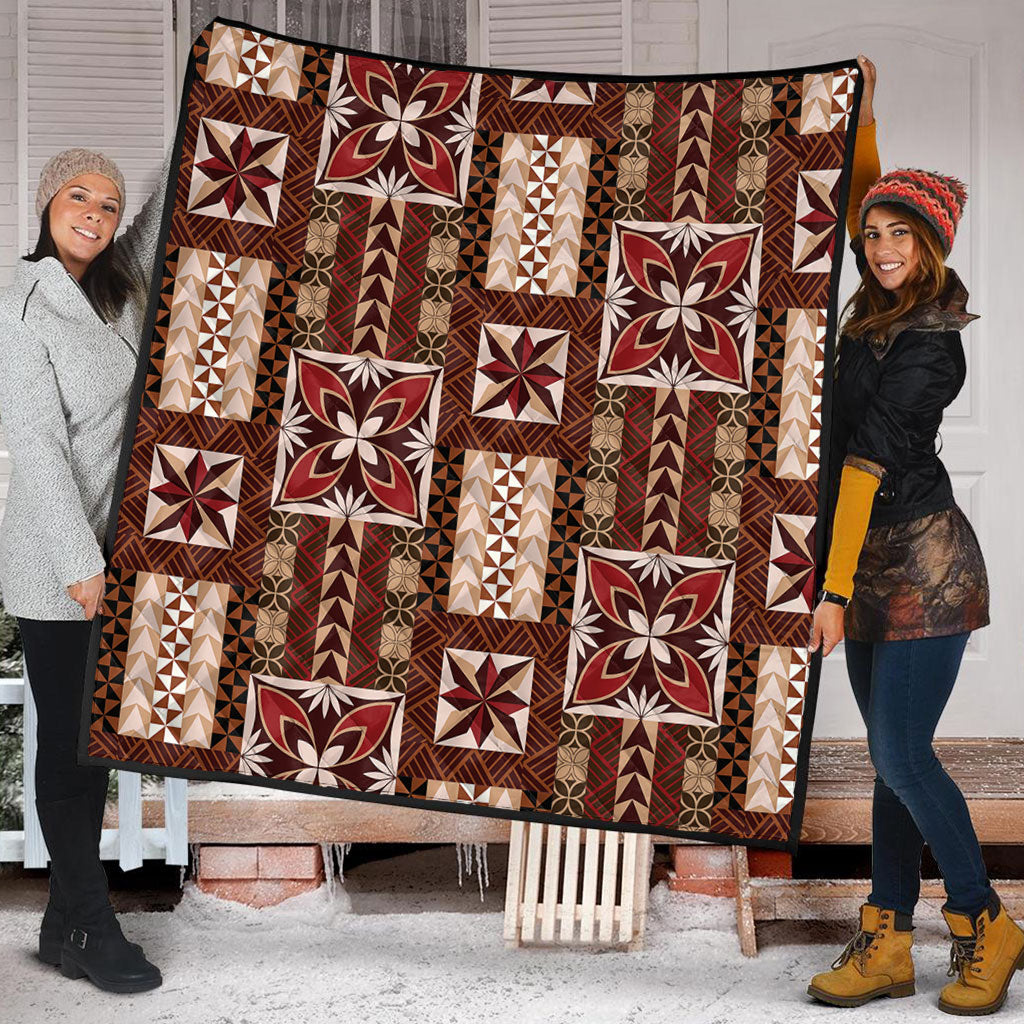 Samoa Premium Quilt Siapo Pattern Print