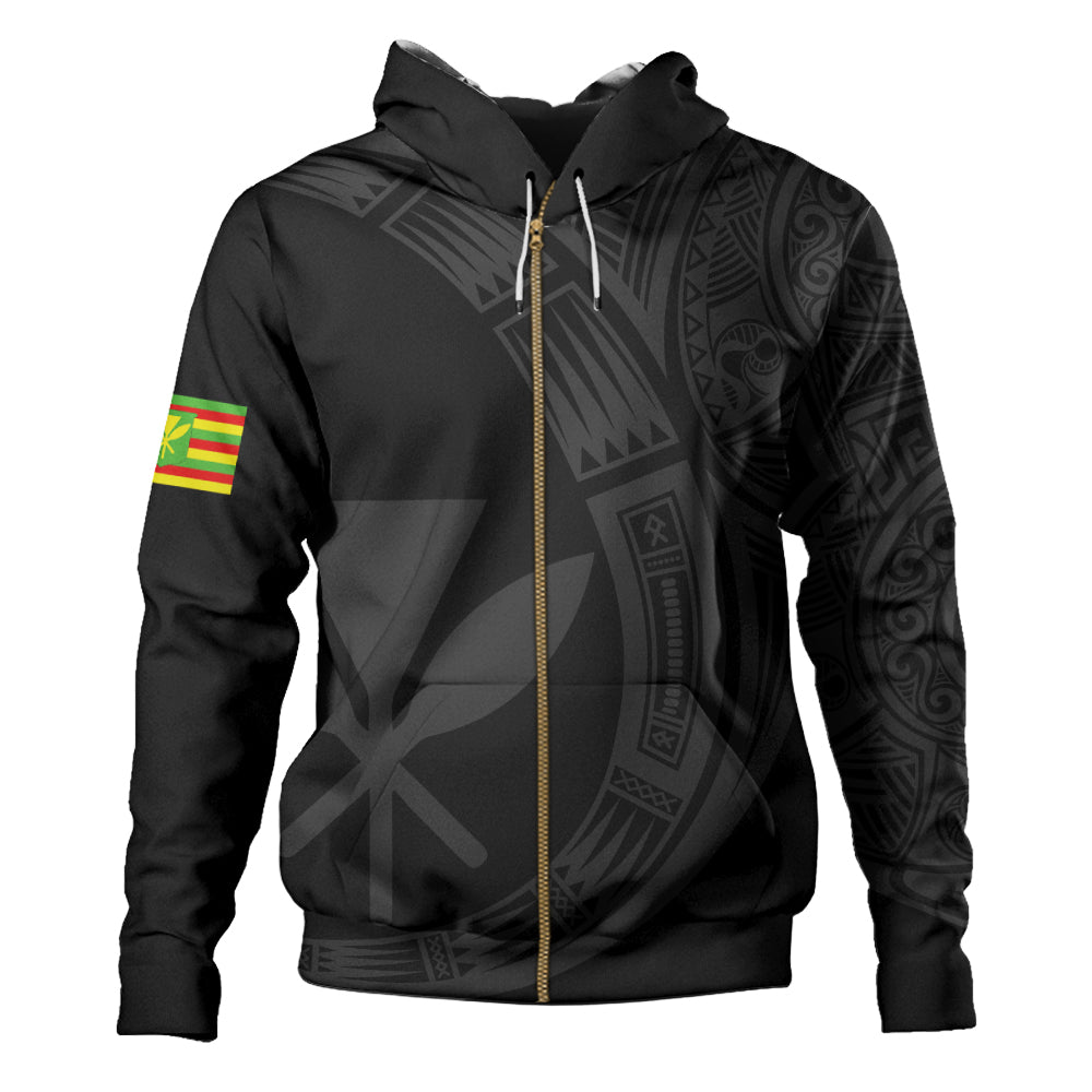 Hawaii Hoodie Polynesia Tribal Spirits Of Kanaka Seal