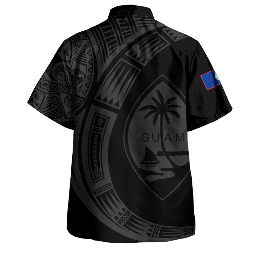 Guam Hawaiian Shirt Polynesia Tribal Spirits Of Guam Seal