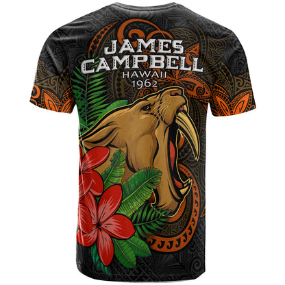 Hawaii Custom Personalised T-shirt - James Campbell High School Polynesian Tribal Pattern