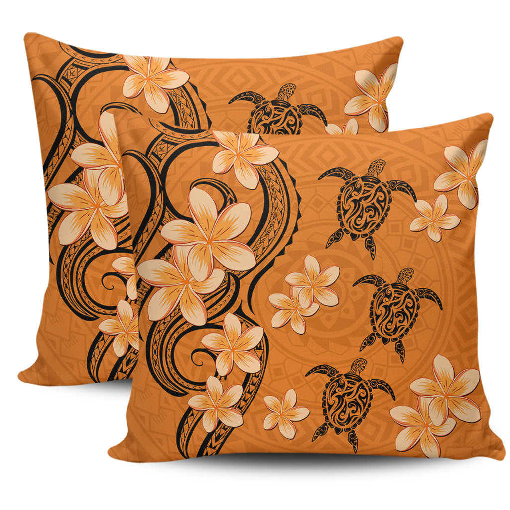 Hawaii Pillow Cases Tribal Tattoo Polynesia Plumeria Flower