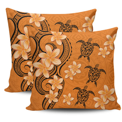 Hawaii Pillow Cases Tribal Tattoo Polynesia Plumeria Flower