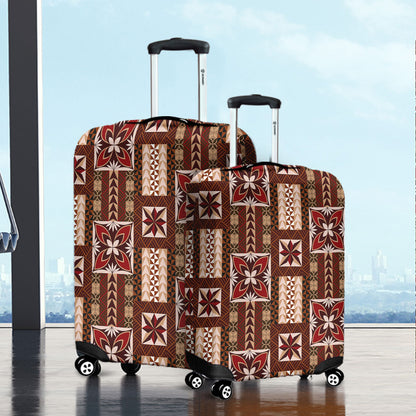 Samoa Luggage Cover Siapo Pattern Print