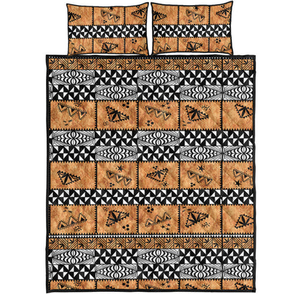 Tonga Quilt Bed Set Tapa Pattern