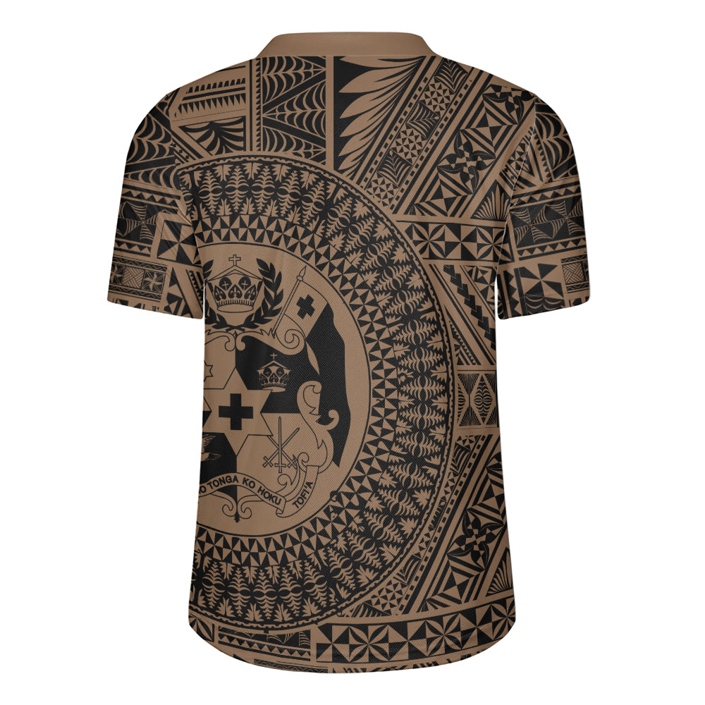 Tonga Rugby Jersey Royal Seal Tribal Pattern