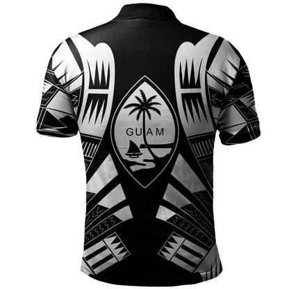 Guam Polo Shirt Polynesian Tribal Premium Style