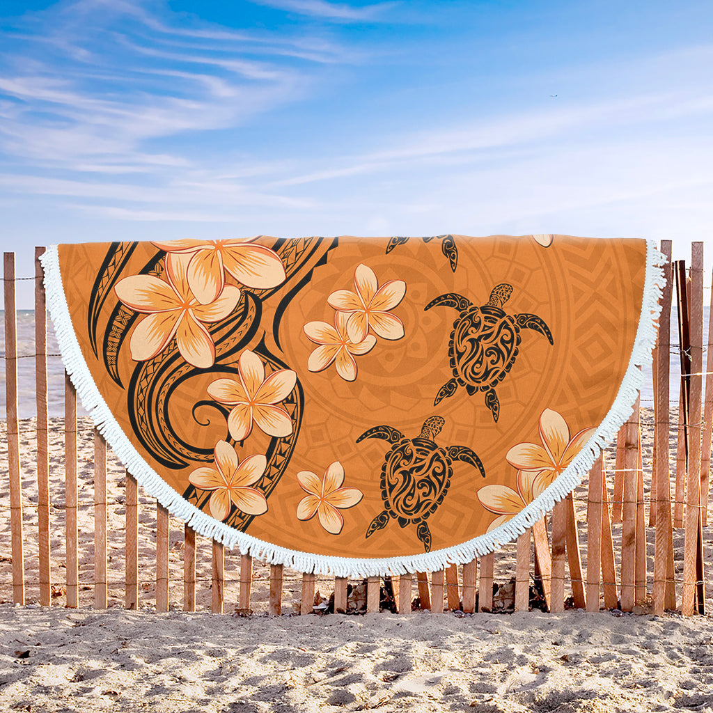 Hawaii Beach Blanket Tribal Tattoo Polynesia Plumeria Flower