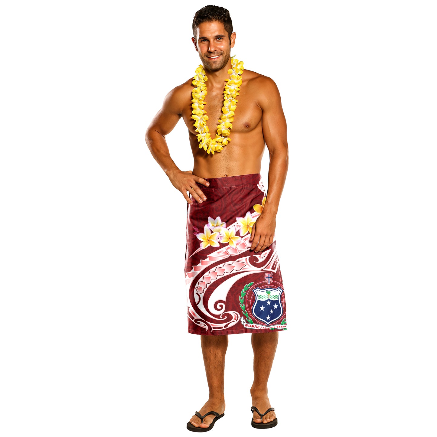 Samoa Polynesian Lavalava - Samoa Polynesian Lavalava (Red) 13