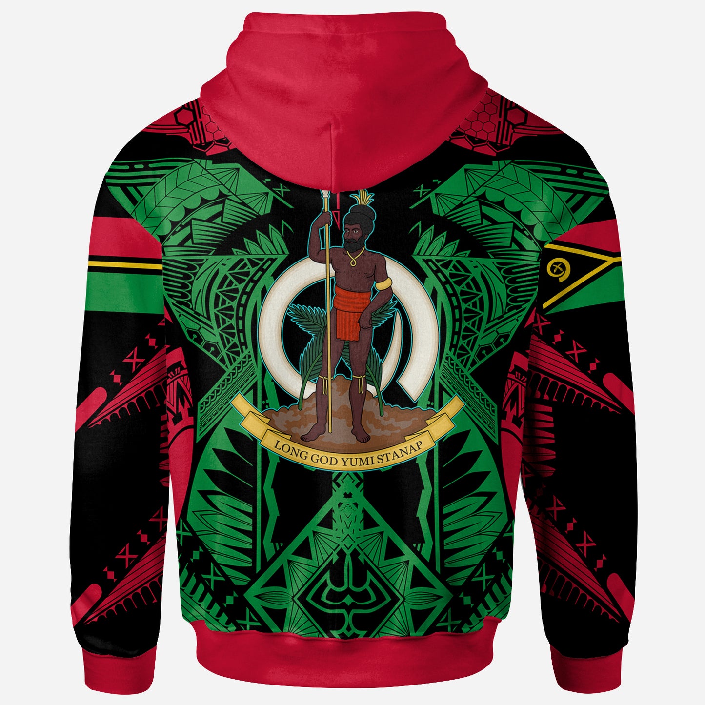 Vanuatu Hoodie - Vanuatu "Long God yumi stanap" Polynesian Pride Hoodie