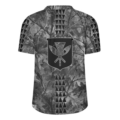 Hawaii Rugby Jersey Woodland Kanaka Camo Style