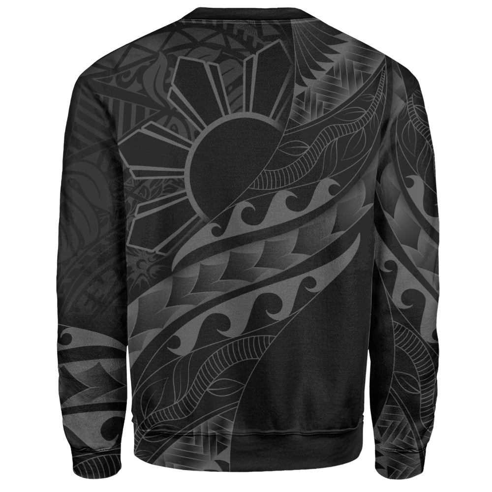 Philippines Filipinos Sweatshirt Custom Island Tribal Tattoos