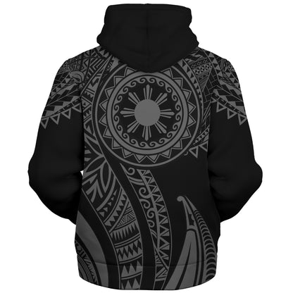 Philippines Filipinos Sherpa Hoodie Tribal Tattoo Island