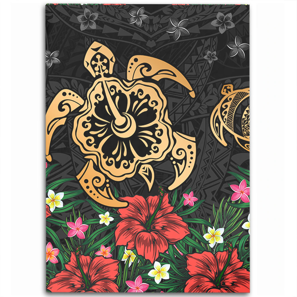 Hawaii Area Rug Polynesian Turtle Tropical Island Tribal Style