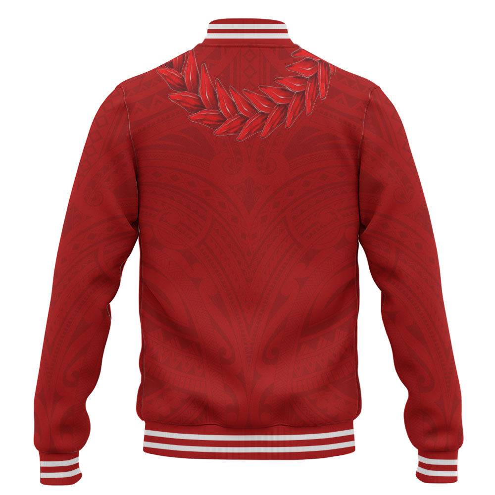 Samoa Baseball Jacket Ula Fala Style