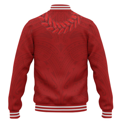 Samoa Baseball Jacket Ula Fala Style