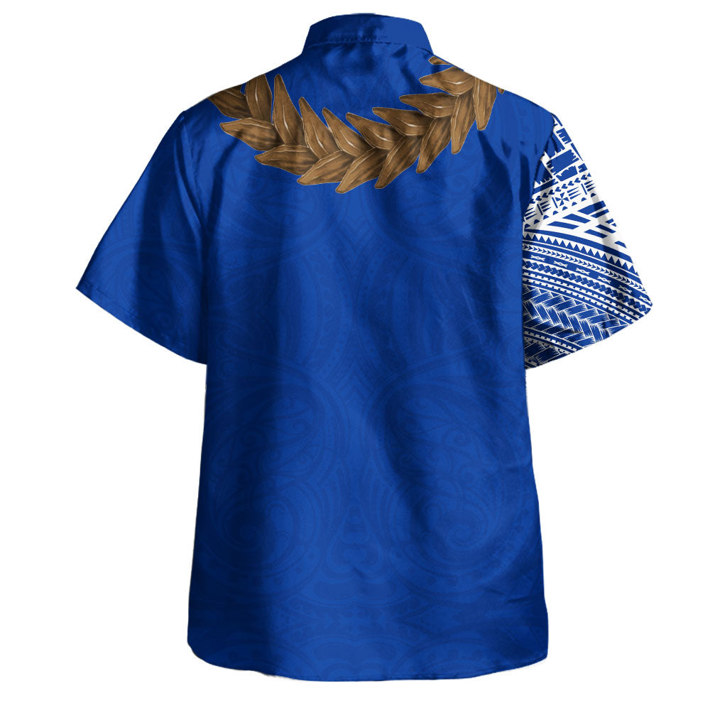 Samoa Hawaiian Shirt Tattoo Roman Reigns With Ula Fala Style Brown