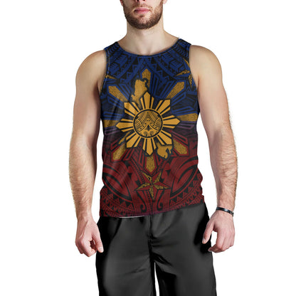 Philippines Filipinos Tank Top Golden Sun Islands Tribal Style