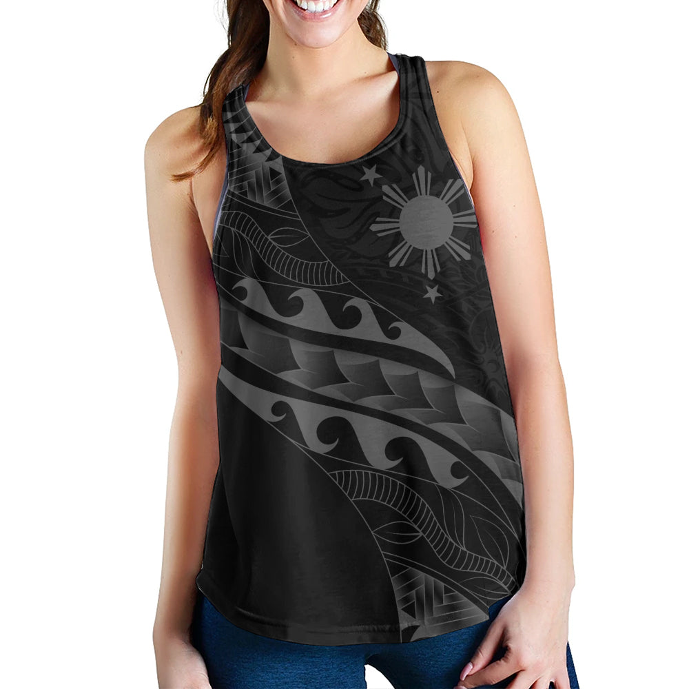 Philippines Filipinos Women Tank Custom Island Tribal Tattoos