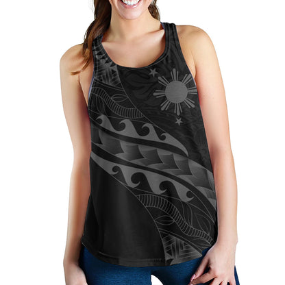 Philippines Filipinos Women Tank Custom Island Tribal Tattoos