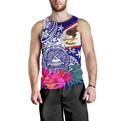 American Samoa Tank Top Flag Tribal Tropical Style