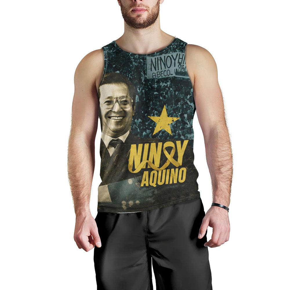 Philippines Filipinos Tank Top Ninoy Aquino Philippine History Tribute Style