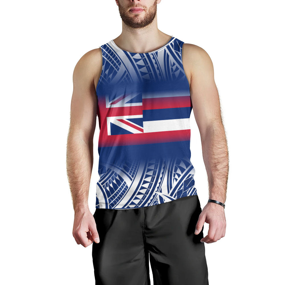 Hawaii Tank Top Polynesian Tribal Aloha Hawaii Flag