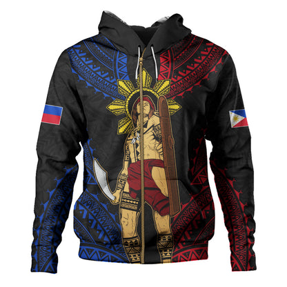 Philippines Filipinos Hoodie Lapu Lapu Tattoo Batok Tribal Motifs Designs