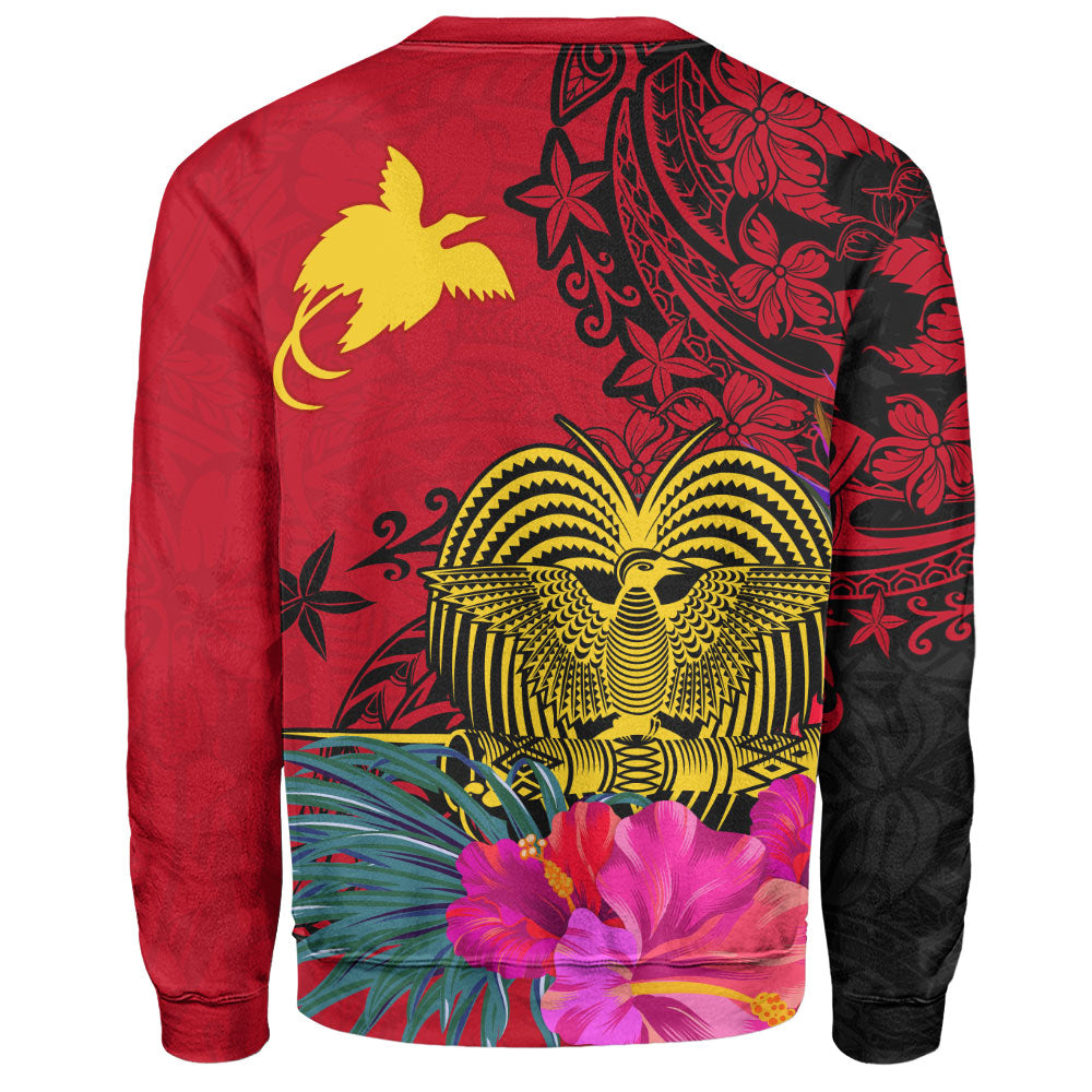 Papua New Guinea Sweatshirt Flag Tribal Tropical Style