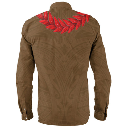 Samoa Long Sleeve Shirt Ula Fala Style