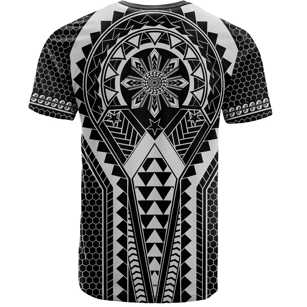 Philippines Filipinos T-Shirt Batok Filipino Tattoo Style