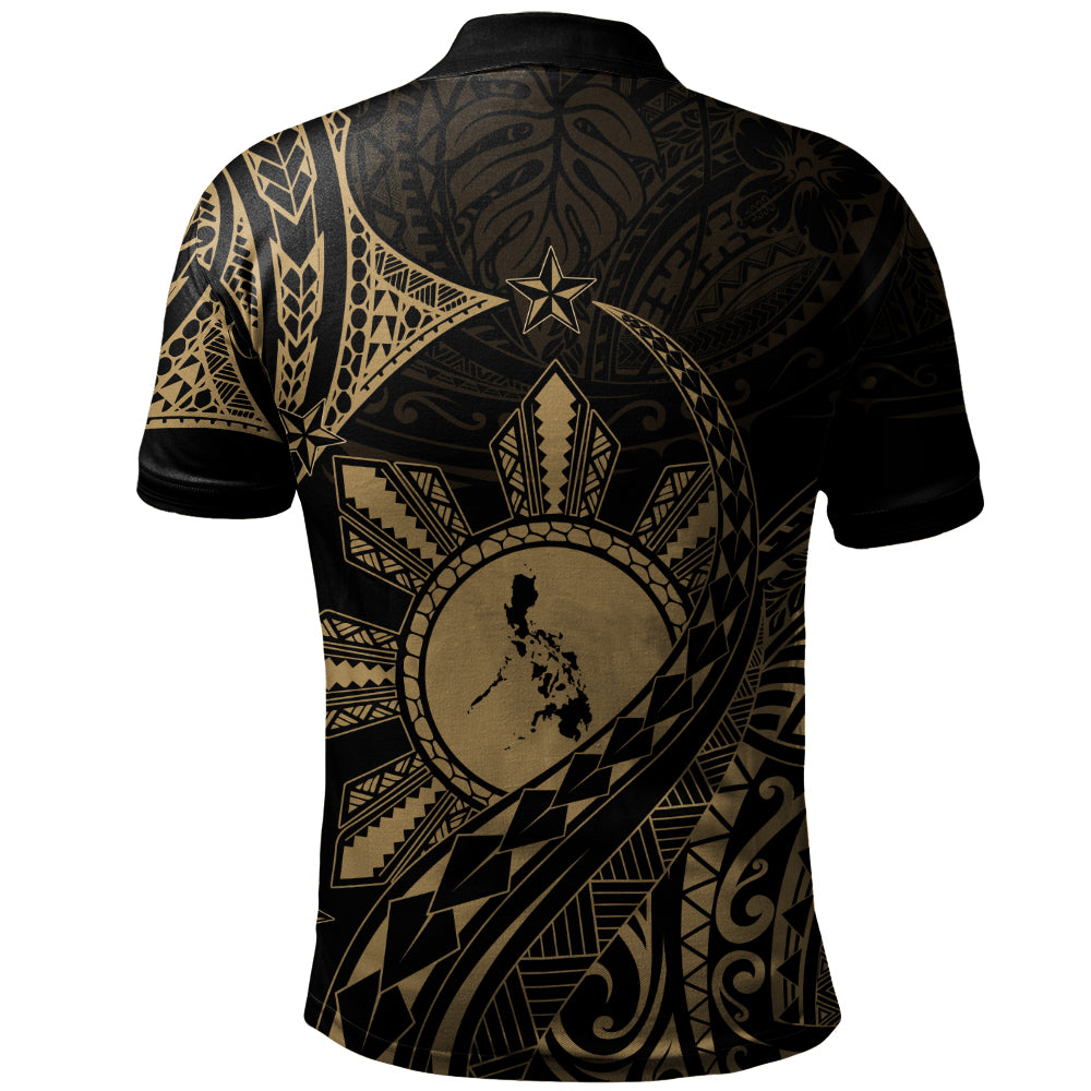 Philippines Filipinos Polo Shirt Filipino Polynesia Star With Tribal Design