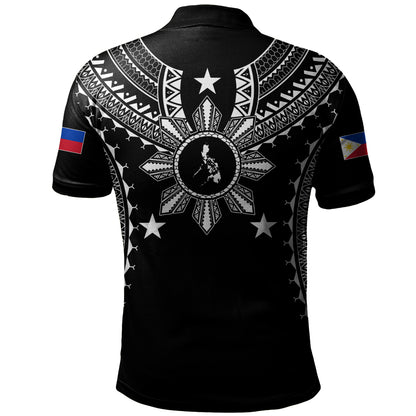 Philippines Filipinos Polo Shirt Tattoo Batok Tribal Motifs Designs