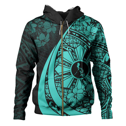 Philippines Filipinos Hoodie National Sampaguita Flower Symbols Style