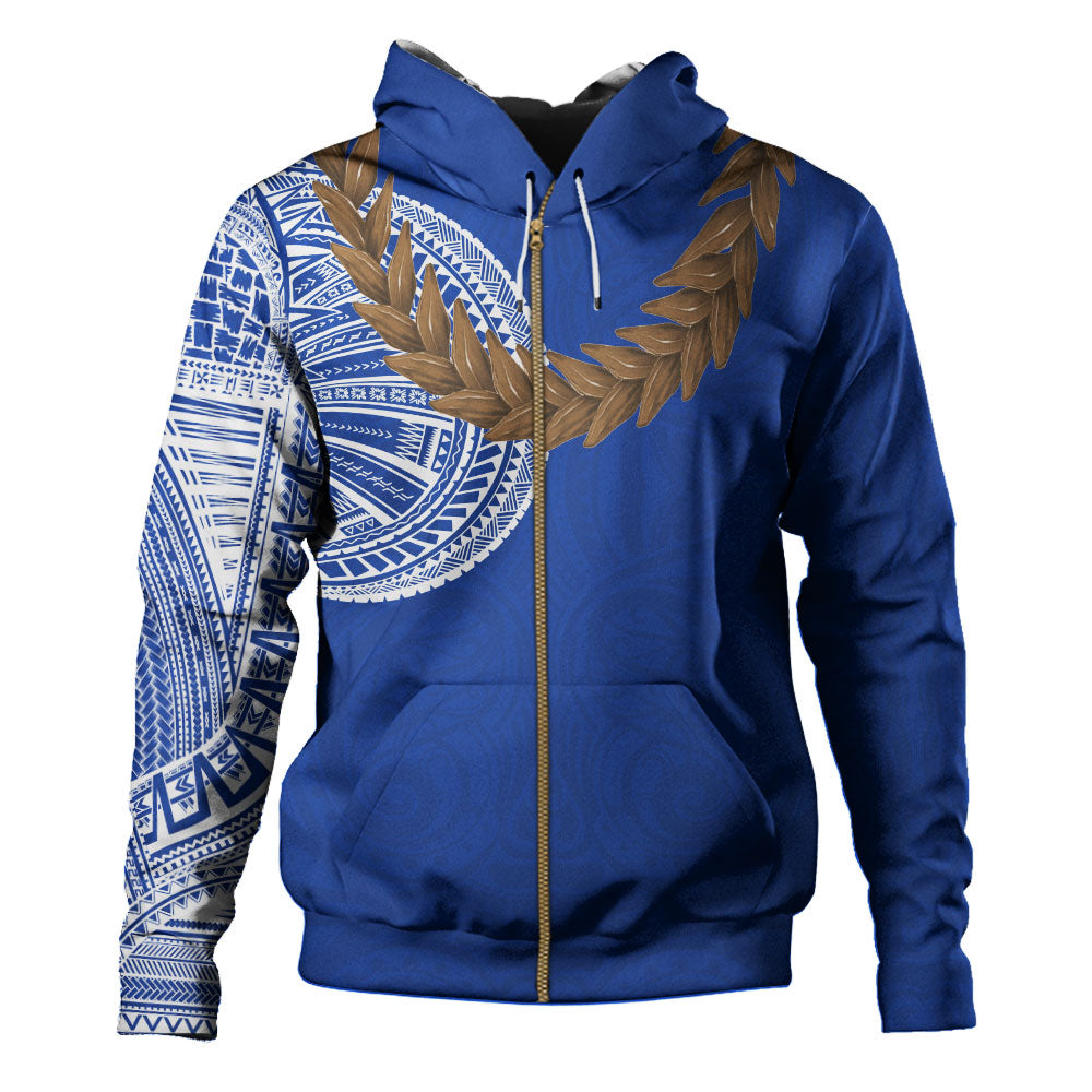 Samoa Hoodie Tattoo Roman Reigns With Ula Fala Style Brown