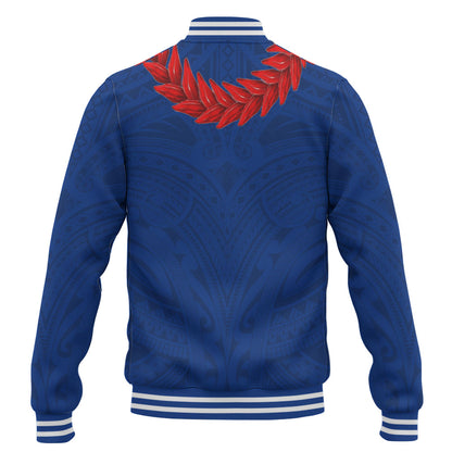 Samoa Baseball Jacket Ula Fala Style