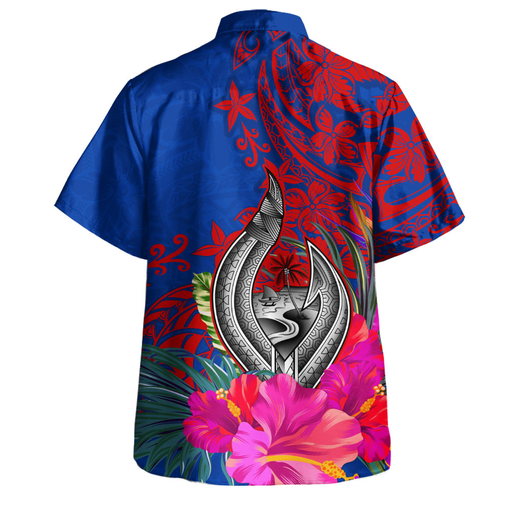 Guam Hawaiian Shirt Flag Tribal Tropical Style