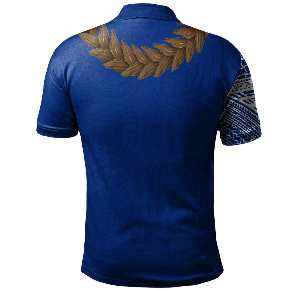 Samoa Polo Shirt Tattoo Roman Reigns With Ula Fala Style Brown