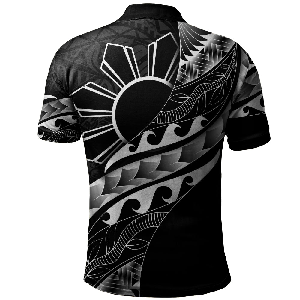 Philippines Filipinos Polo Shirt Custom Island Tribal Tattoos